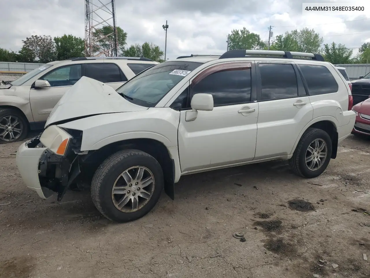 2008 Mitsubishi Endeavor Se VIN: 4A4MM31S48E035400 Lot: 56637875