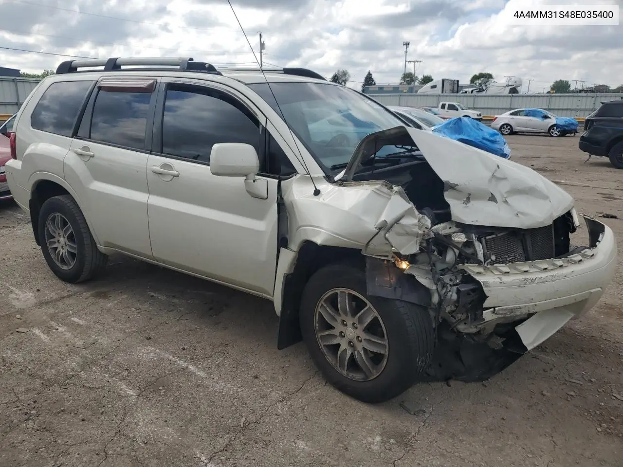 2008 Mitsubishi Endeavor Se VIN: 4A4MM31S48E035400 Lot: 56637875