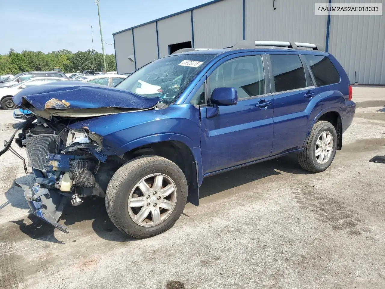 2010 Mitsubishi Endeavor Ls VIN: 4A4JM2AS2AE018033 Lot: 55929015