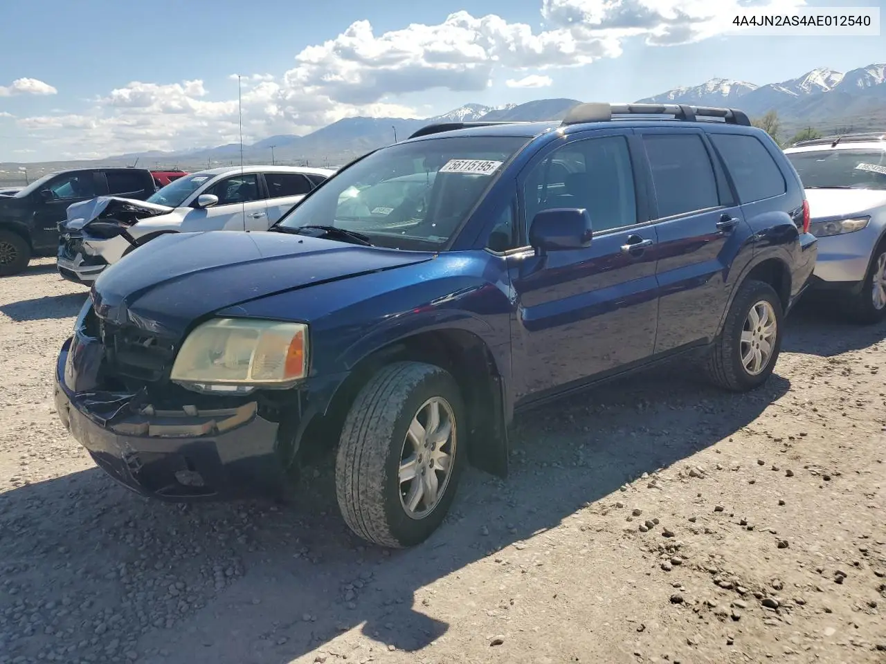 2010 Mitsubishi Endeavor Ls VIN: 4A4JN2AS4AE012540 Lot: 56115195