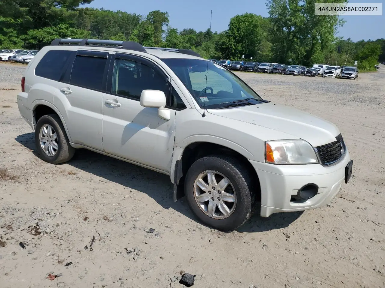 2010 Mitsubishi Endeavor Ls VIN: 4A4JN2AS8AE002271 Lot: 59662735