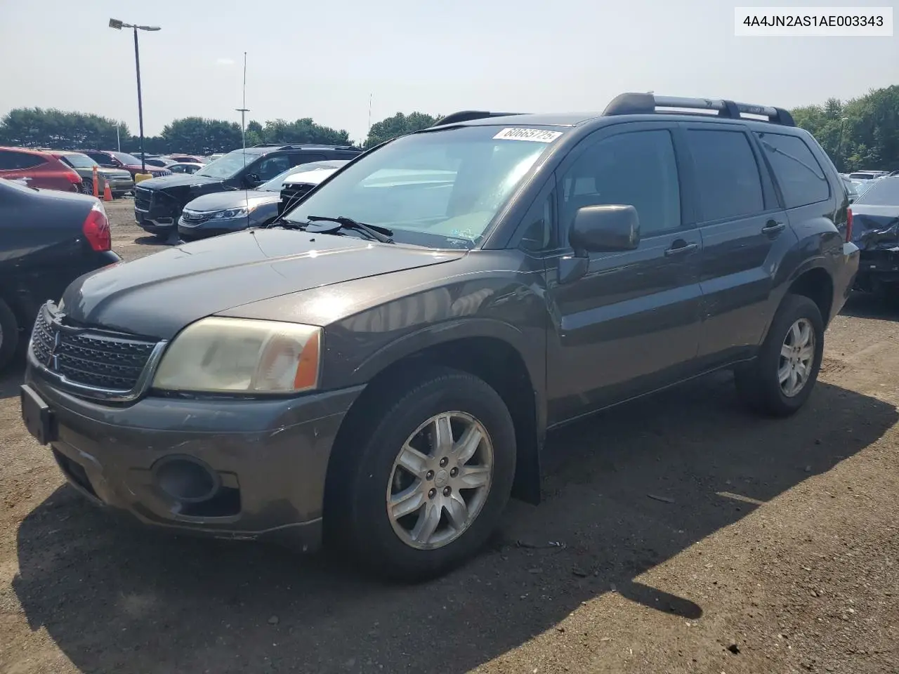 2010 Mitsubishi Endeavor Ls VIN: 4A4JN2AS1AE003343 Lot: 60665725