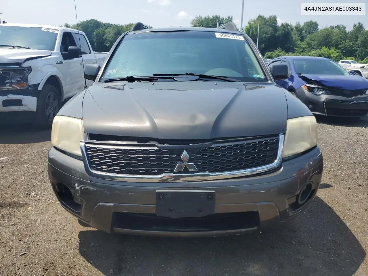 2010 Mitsubishi Endeavor Ls VIN: 4A4JN2AS1AE003343 Lot: 60665725
