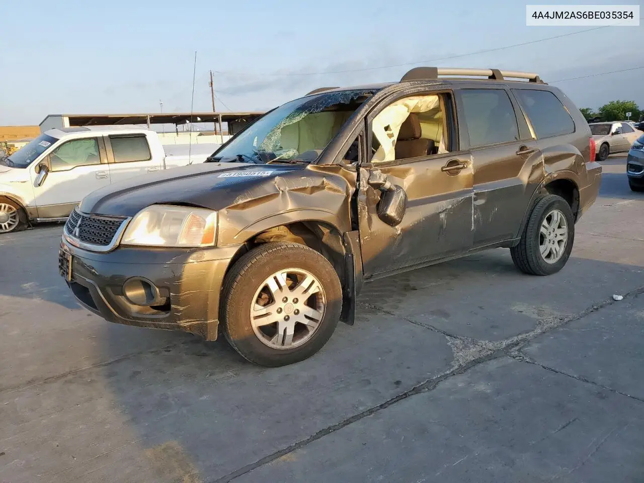 2011 Mitsubishi Endeavor Ls VIN: 4A4JM2AS6BE035354 Lot: 51950515