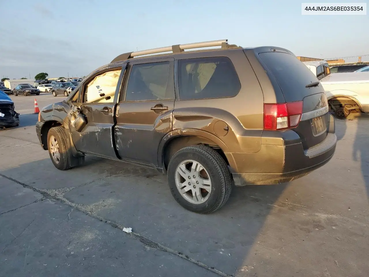2011 Mitsubishi Endeavor Ls VIN: 4A4JM2AS6BE035354 Lot: 51950515