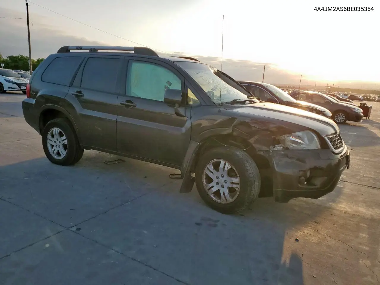 2011 Mitsubishi Endeavor Ls VIN: 4A4JM2AS6BE035354 Lot: 51950515