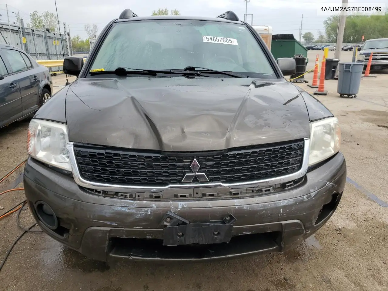 2011 Mitsubishi Endeavor Ls VIN: 4A4JM2AS7BE008499 Lot: 54657605