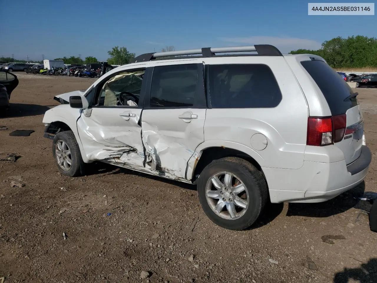 2011 Mitsubishi Endeavor Ls VIN: 4A4JN2AS5BE031146 Lot: 56955035