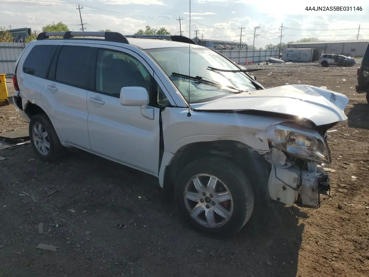 2011 Mitsubishi Endeavor Ls VIN: 4A4JN2AS5BE031146 Lot: 56955035