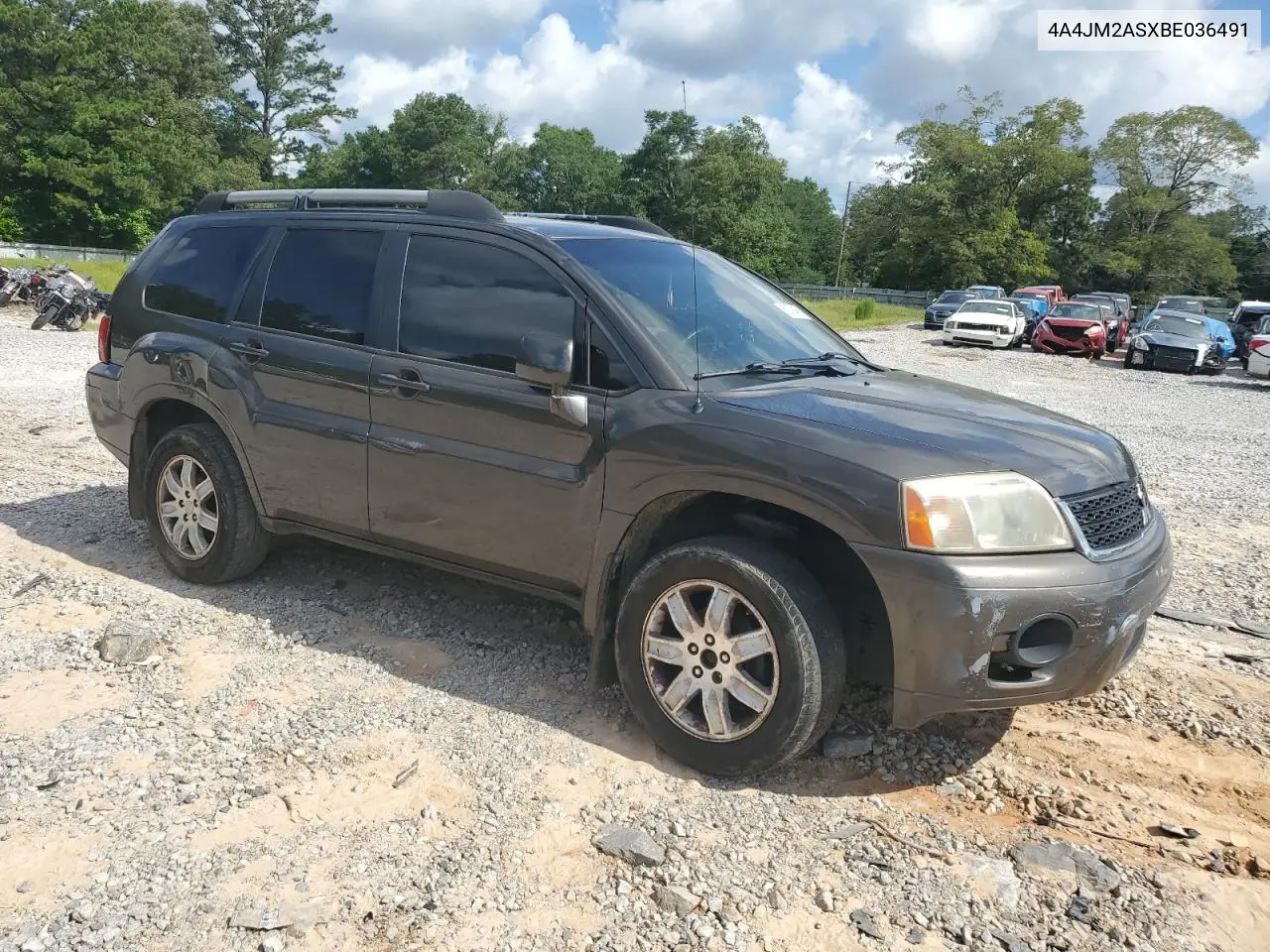 2011 Mitsubishi Endeavor Ls VIN: 4A4JM2ASXBE036491 Lot: 59776455