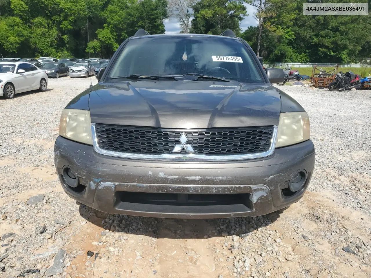 2011 Mitsubishi Endeavor Ls VIN: 4A4JM2ASXBE036491 Lot: 59776455
