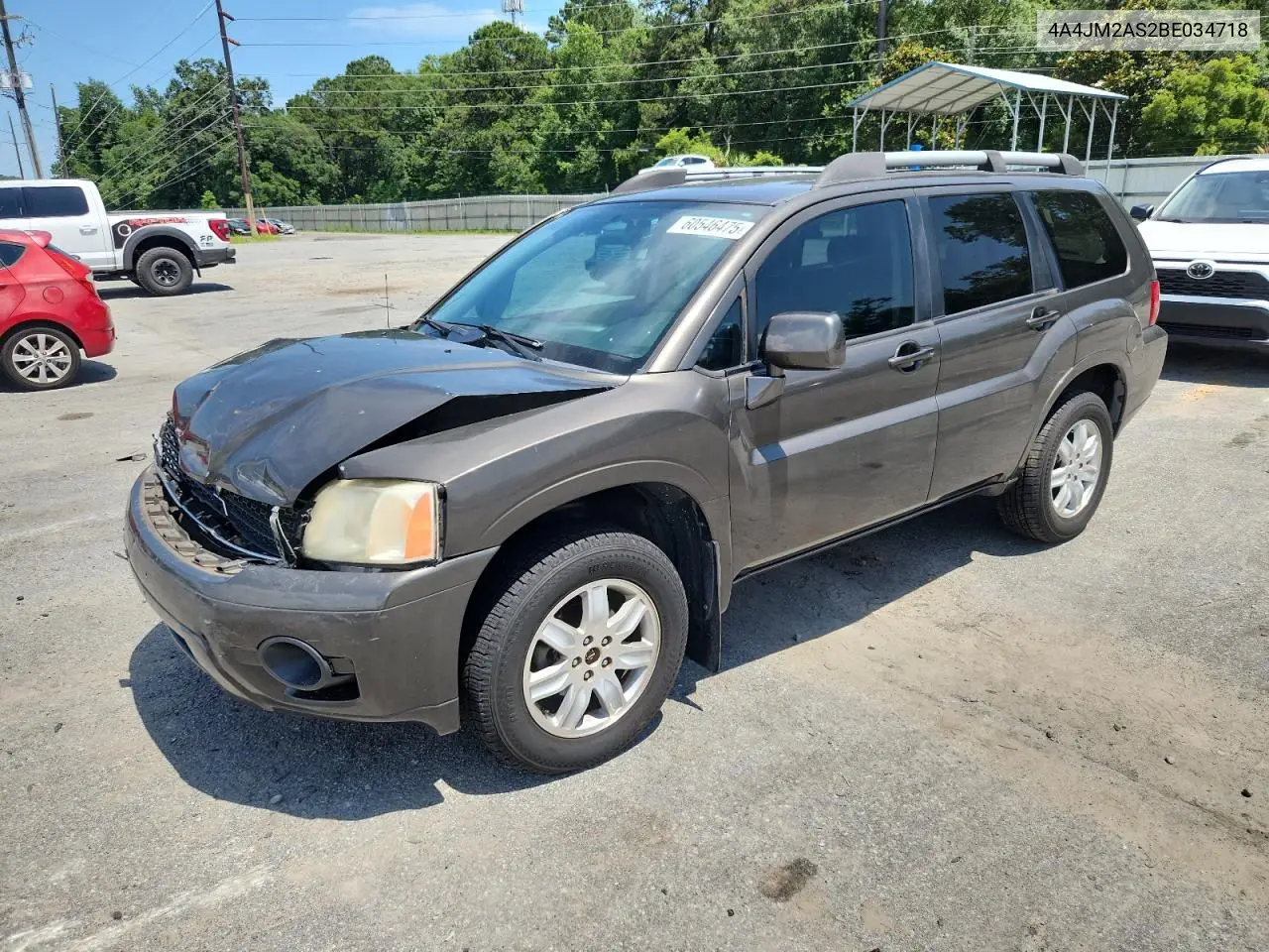 2011 Mitsubishi Endeavor Ls VIN: 4A4JM2AS2BE034718 Lot: 60546475