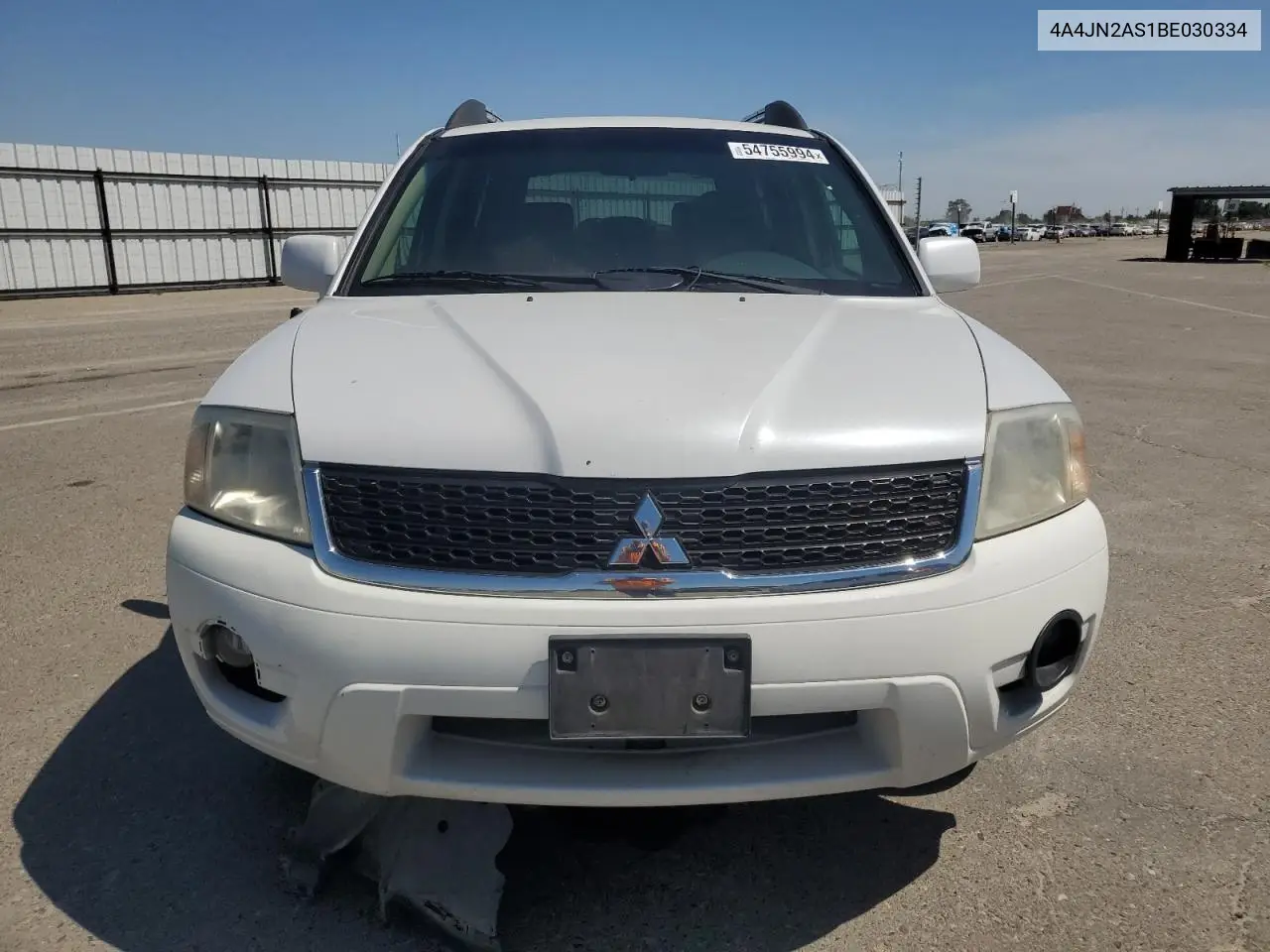 2011 Mitsubishi Endeavor Ls VIN: 4A4JN2AS1BE030334 Lot: 61664185