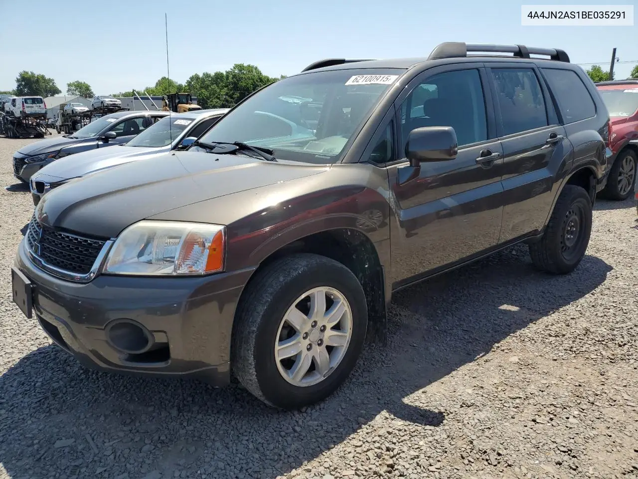2011 Mitsubishi Endeavor Ls VIN: 4A4JN2AS1BE035291 Lot: 62100915