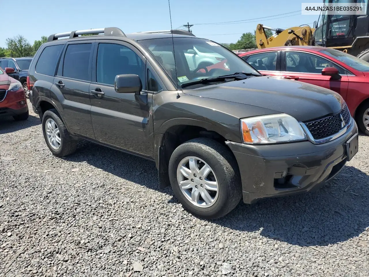 2011 Mitsubishi Endeavor Ls VIN: 4A4JN2AS1BE035291 Lot: 62100915