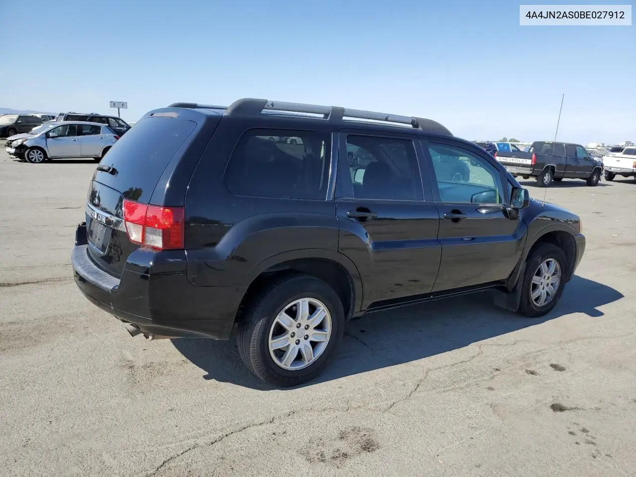 2011 Mitsubishi Endeavor Ls VIN: 4A4JN2AS0BE027912 Lot: 62352465