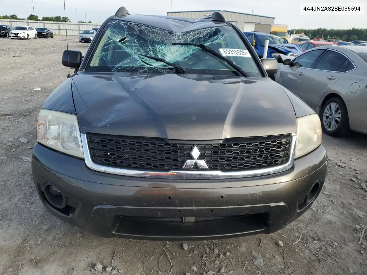 2011 Mitsubishi Endeavor Ls VIN: 4A4JN2AS2BE036594 Lot: 63915095