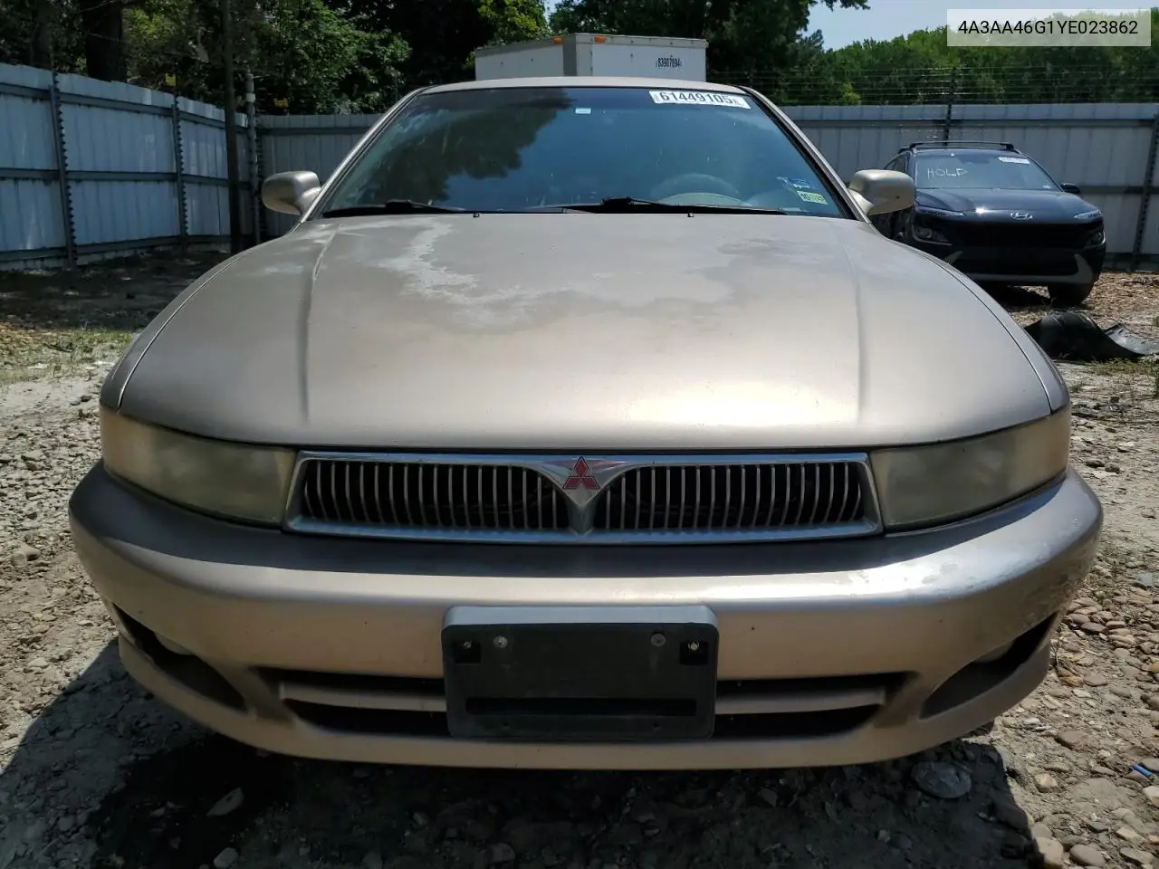 2000 Mitsubishi Galant Es VIN: 4A3AA46G1YE023862 Lot: 61449105