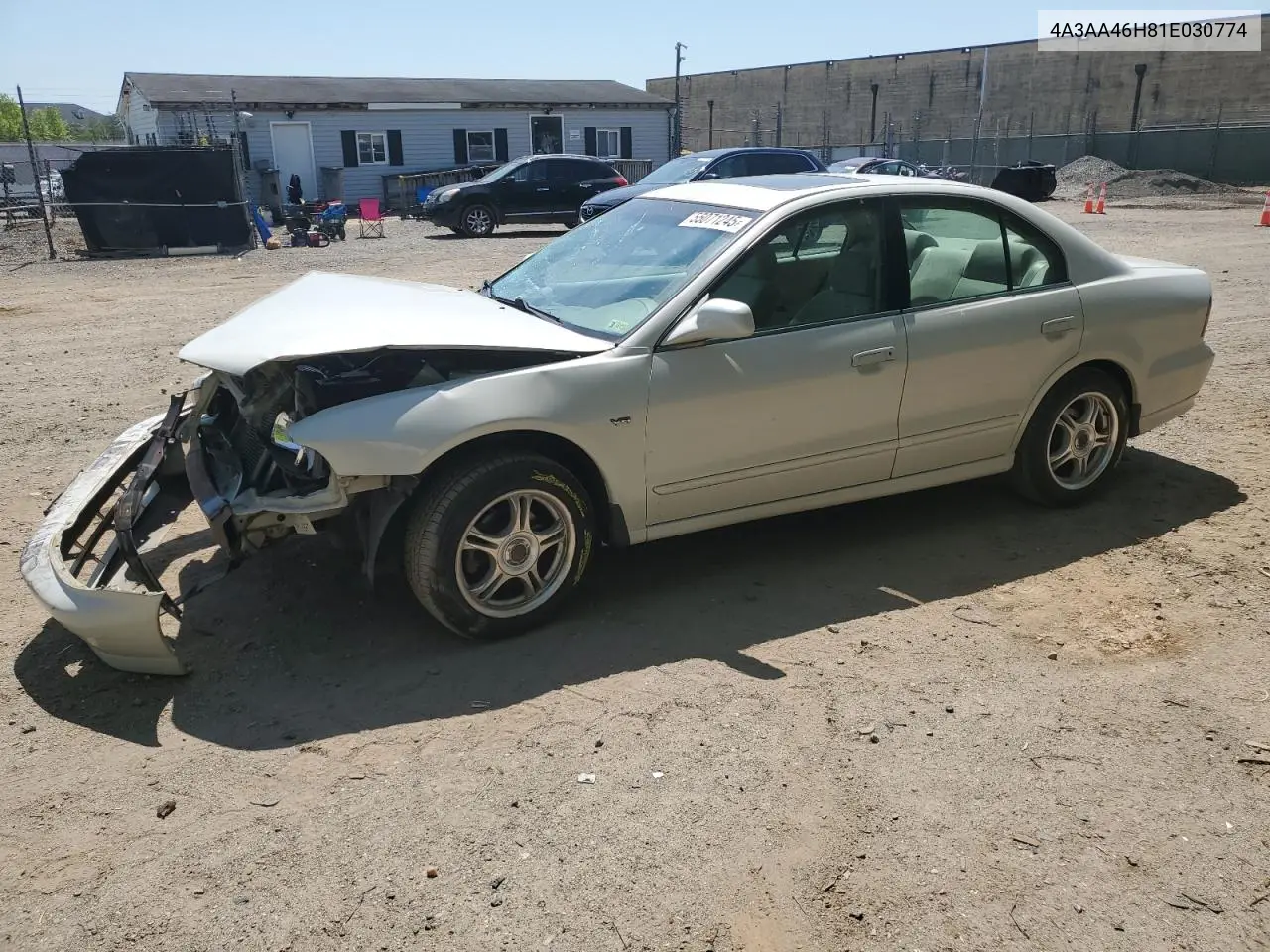 2001 Mitsubishi Galant Es VIN: 4A3AA46H81E030774 Lot: 55071245