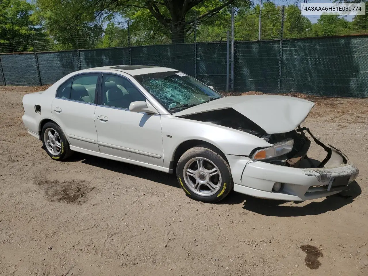 2001 Mitsubishi Galant Es VIN: 4A3AA46H81E030774 Lot: 55071245