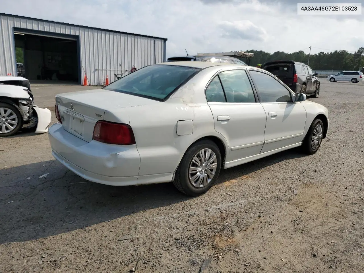 2002 Mitsubishi Galant Es VIN: 4A3AA46G72E103528 Lot: 44526595