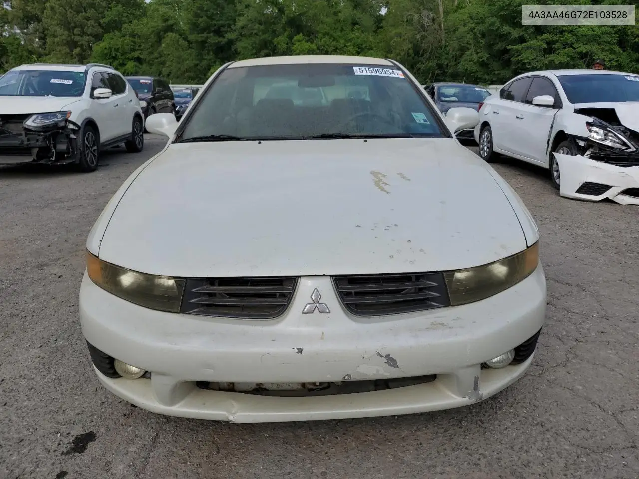 2002 Mitsubishi Galant Es VIN: 4A3AA46G72E103528 Lot: 44526595