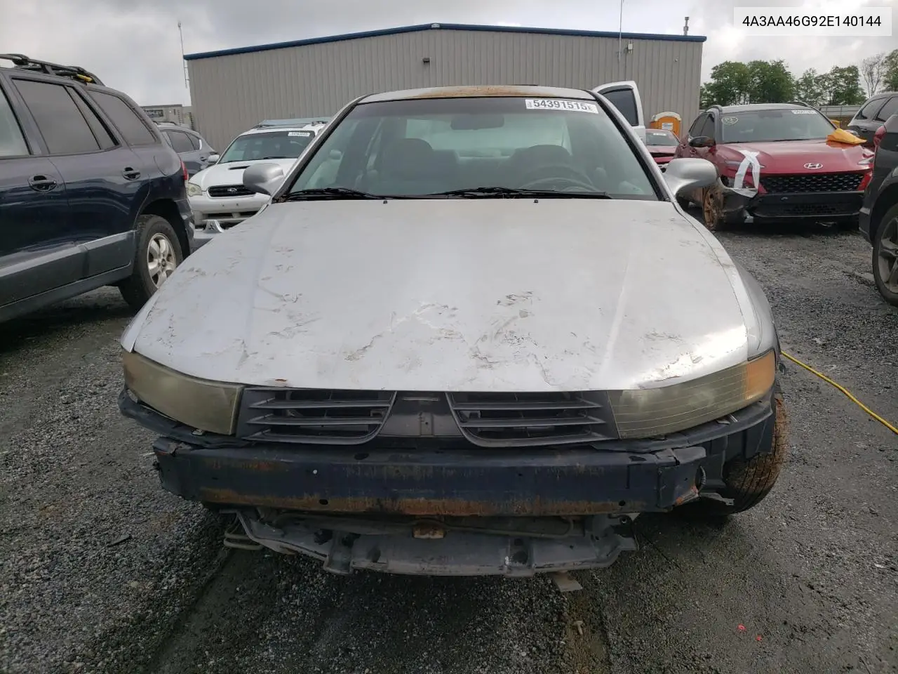 2002 Mitsubishi Galant Es VIN: 4A3AA46G92E140144 Lot: 54391515