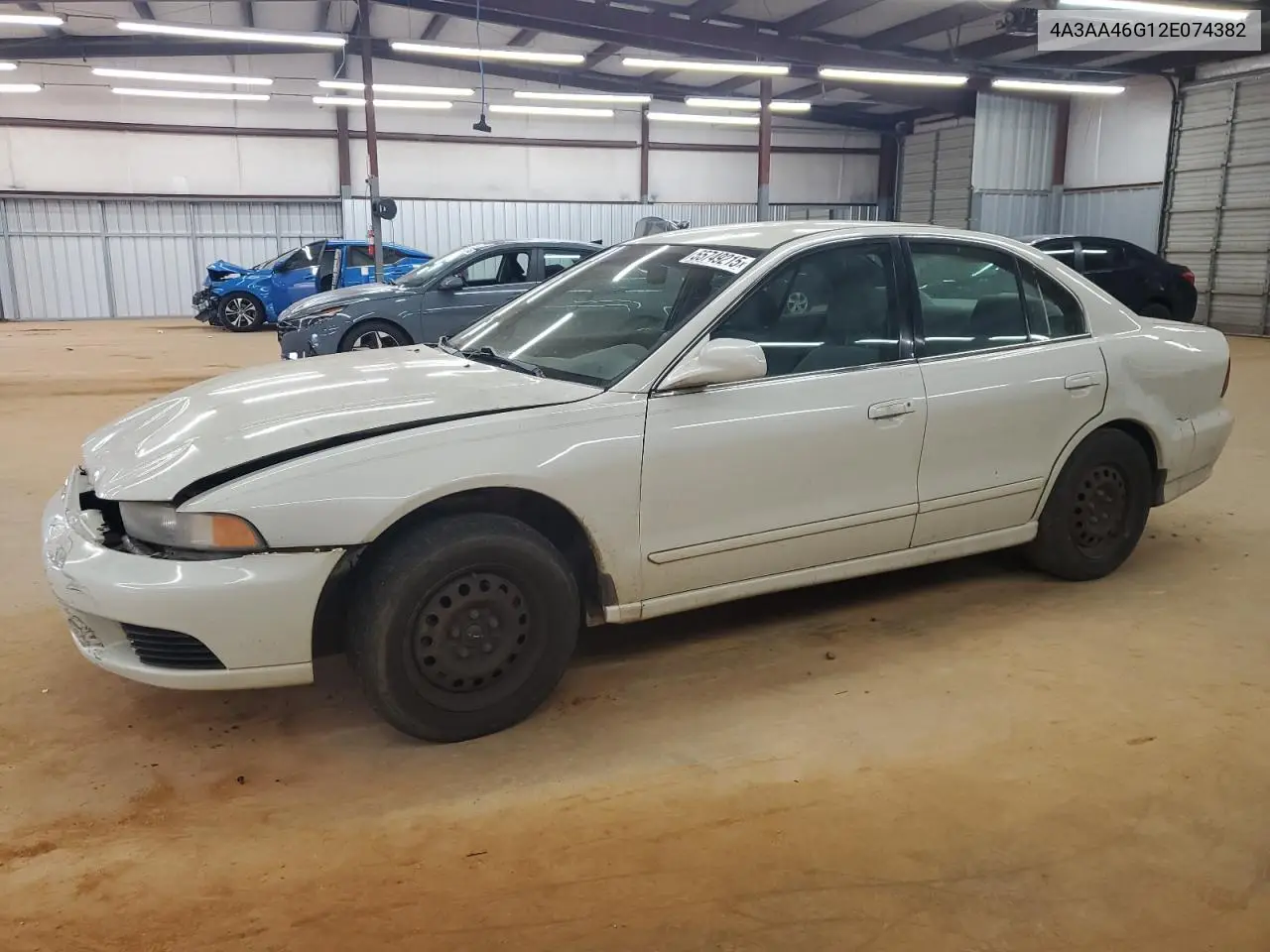 2002 Mitsubishi Galant Es VIN: 4A3AA46G12E074382 Lot: 55749215