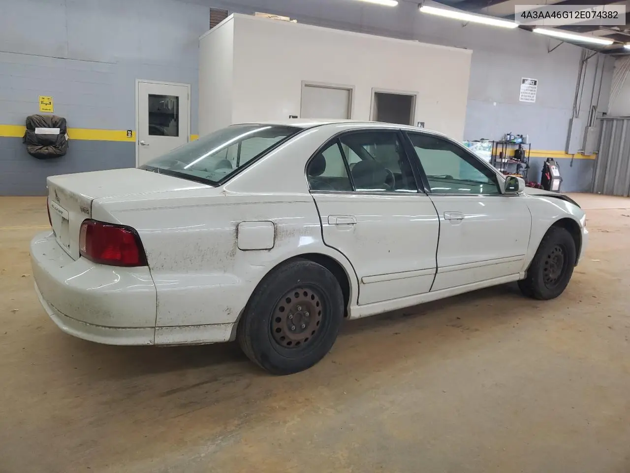 2002 Mitsubishi Galant Es VIN: 4A3AA46G12E074382 Lot: 55749215