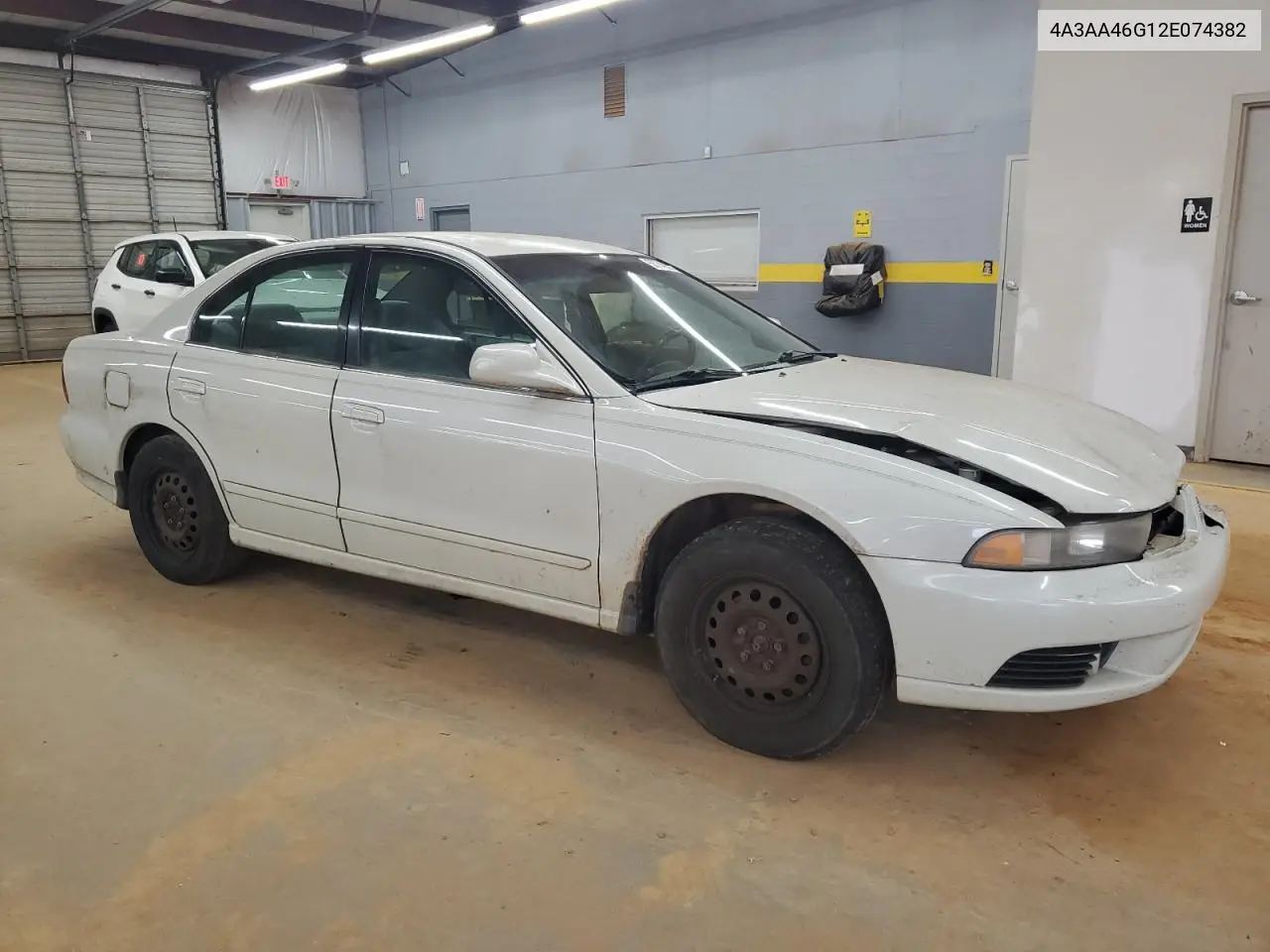 2002 Mitsubishi Galant Es VIN: 4A3AA46G12E074382 Lot: 55749215