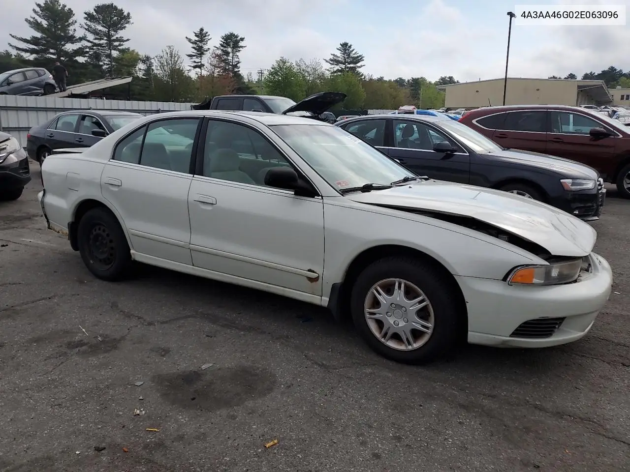 2002 Mitsubishi Galant Es VIN: 4A3AA46G02E063096 Lot: 56367805