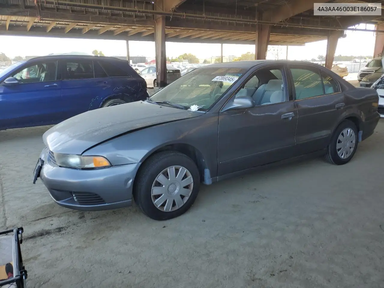 2003 Mitsubishi Galant Es VIN: 4A3AA46G03E186057 Lot: 47869345