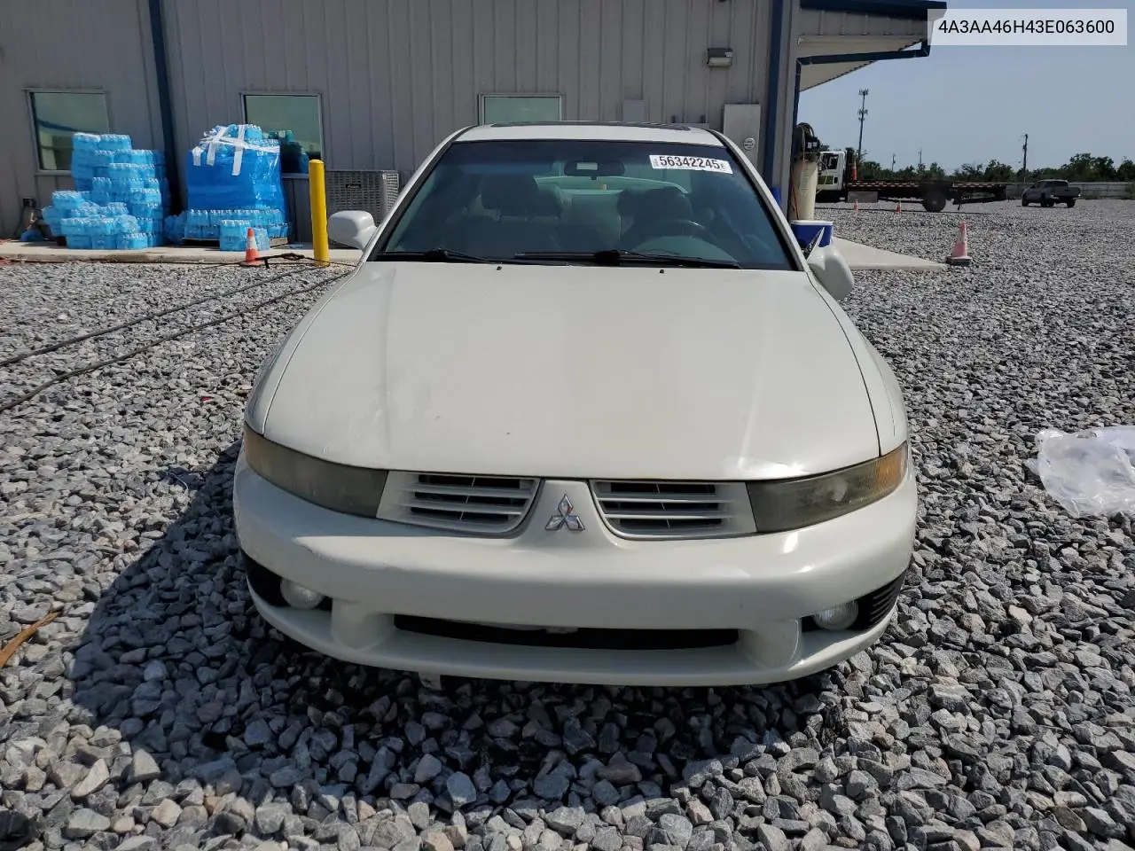 2003 Mitsubishi Galant Es VIN: 4A3AA46H43E063600 Lot: 56342245