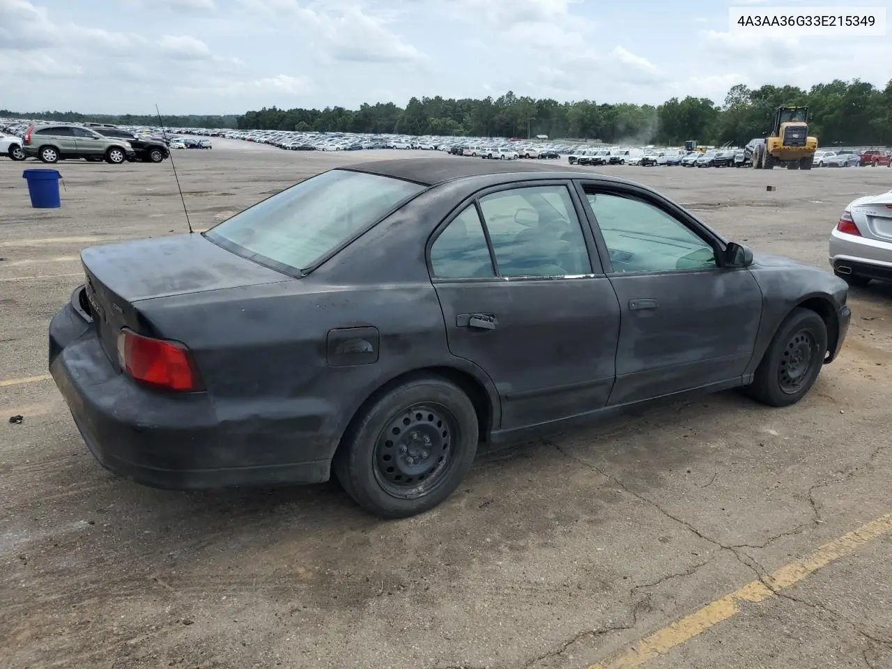 2003 Mitsubishi Galant De VIN: 4A3AA36G33E215349 Lot: 60045115