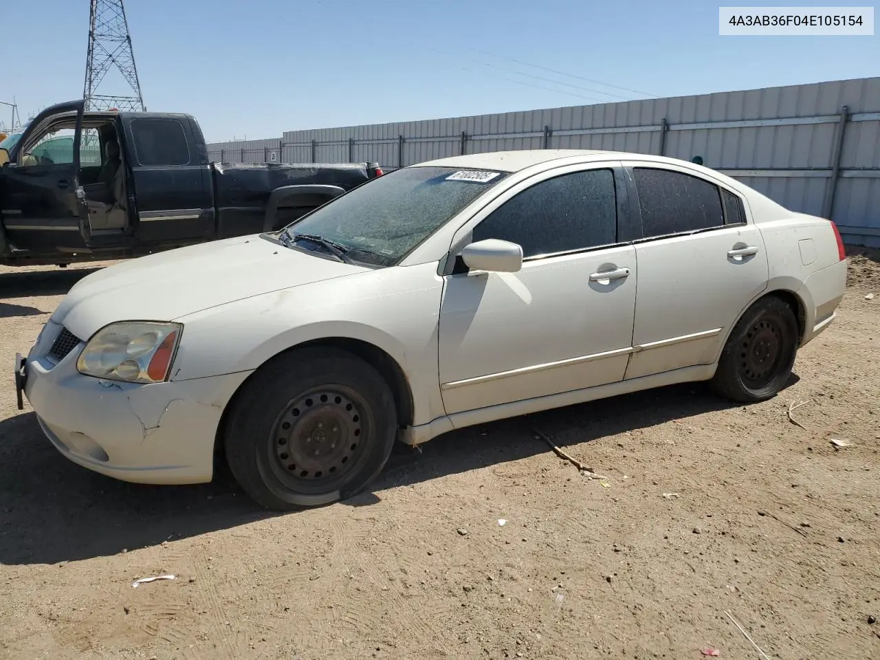2003 Mitsubishi Galant Es Medium VIN: 4A3AB36F04E105154 Lot: 61802505