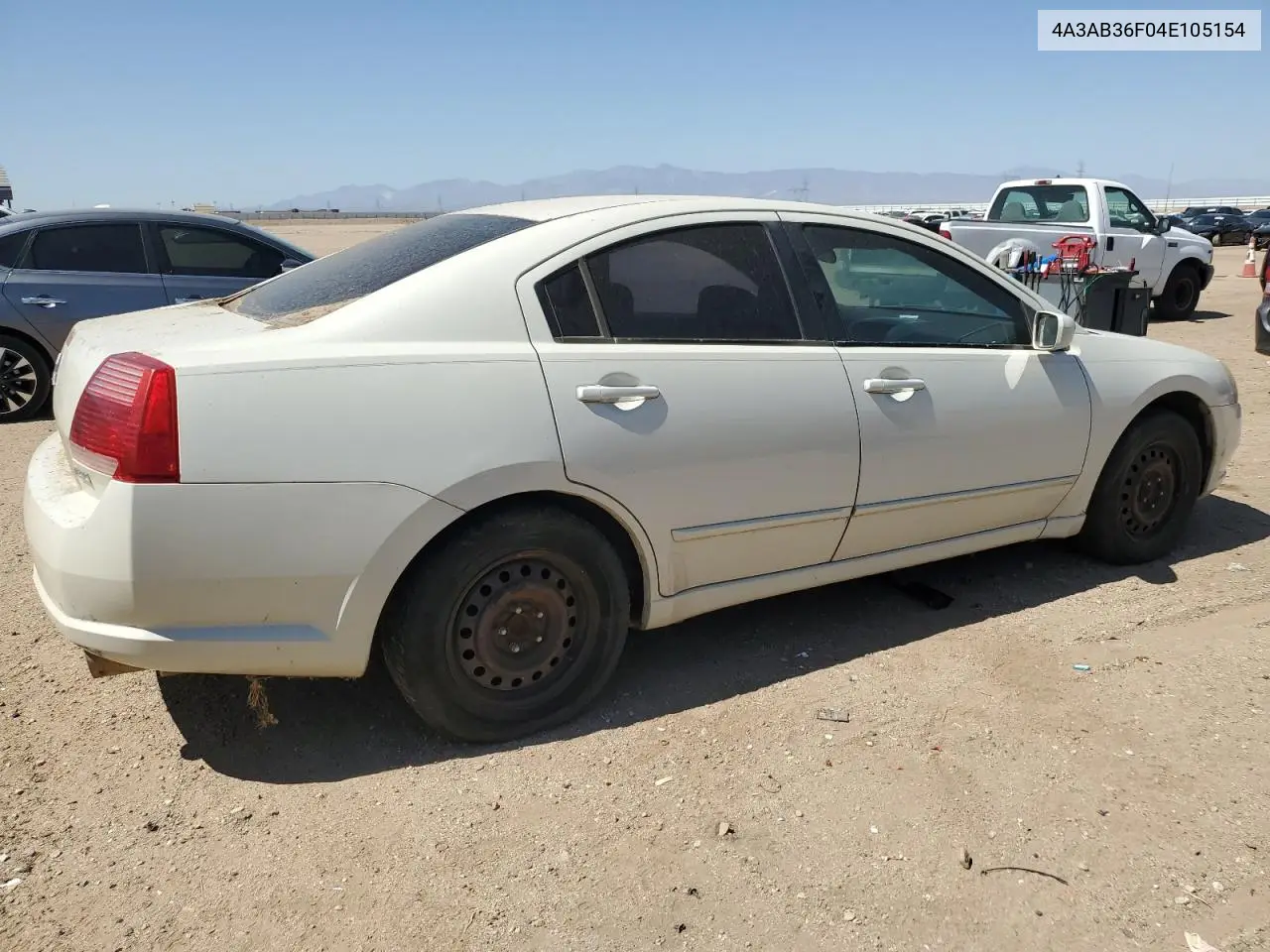 2003 Mitsubishi Galant Es Medium VIN: 4A3AB36F04E105154 Lot: 61802505