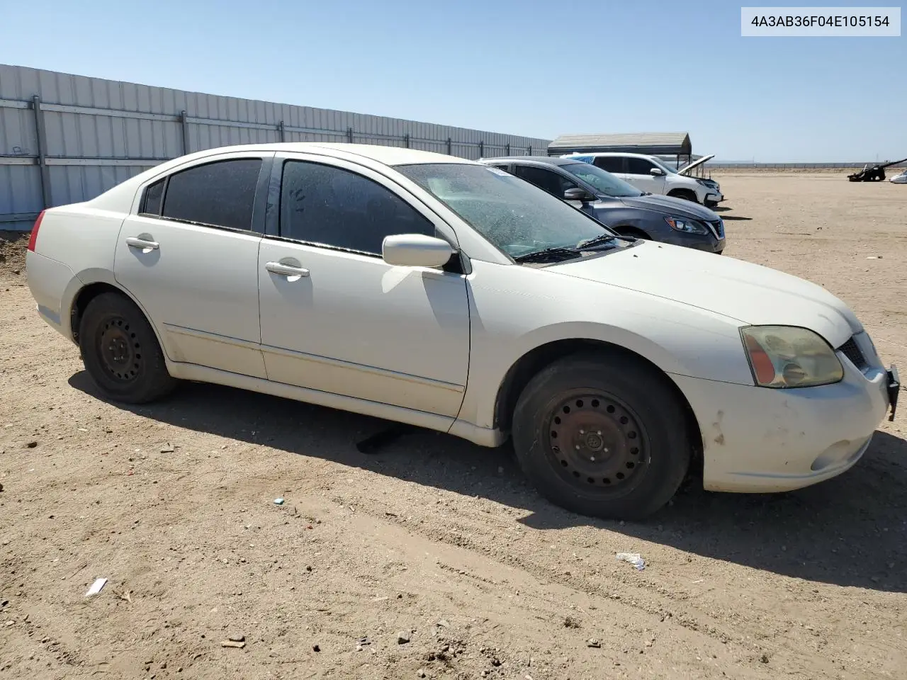 2003 Mitsubishi Galant Es Medium VIN: 4A3AB36F04E105154 Lot: 61802505