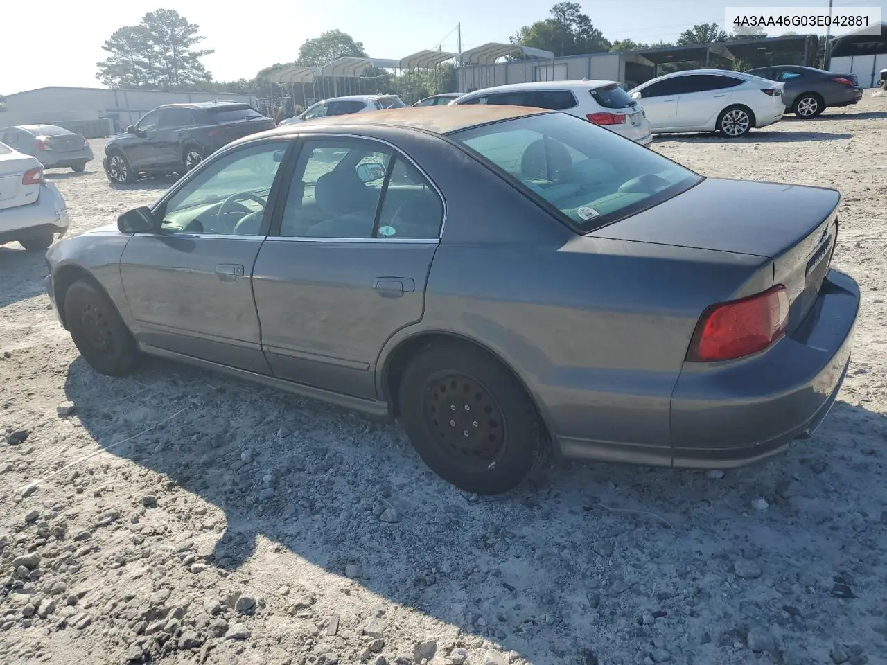 2003 Mitsubishi Galant Es VIN: 4A3AA46G03E042881 Lot: 61861195
