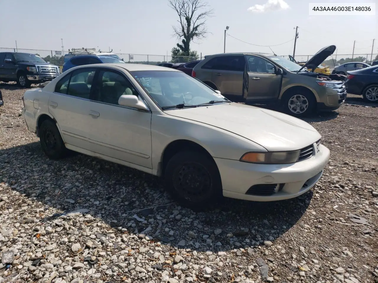 2003 Mitsubishi Galant Es VIN: 4A3AA46G03E148036 Lot: 62458955