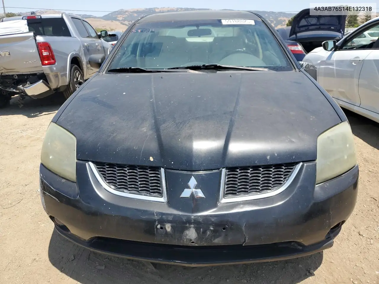 2004 Mitsubishi Galant Gts VIN: 4A3AB76S14E132318 Lot: 59188025