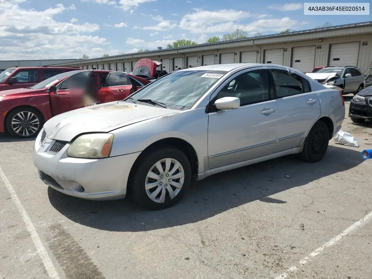 2005 Mitsubishi Galant Es Medium VIN: 4A3AB36F45E020514 Lot: 54334065
