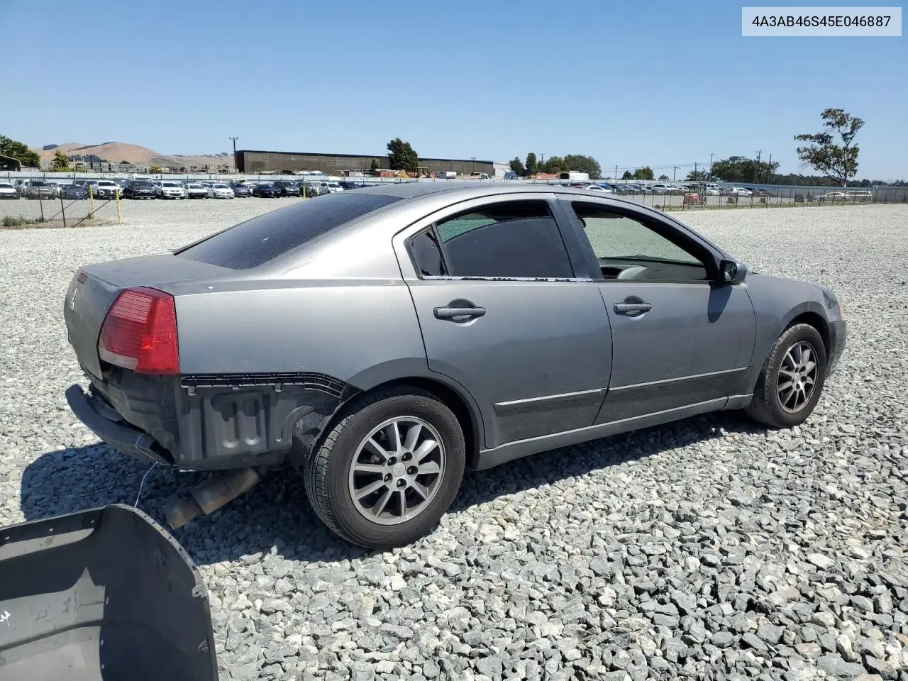 2005 Mitsubishi Galant Ls High VIN: 4A3AB46S45E046887 Lot: 62681735
