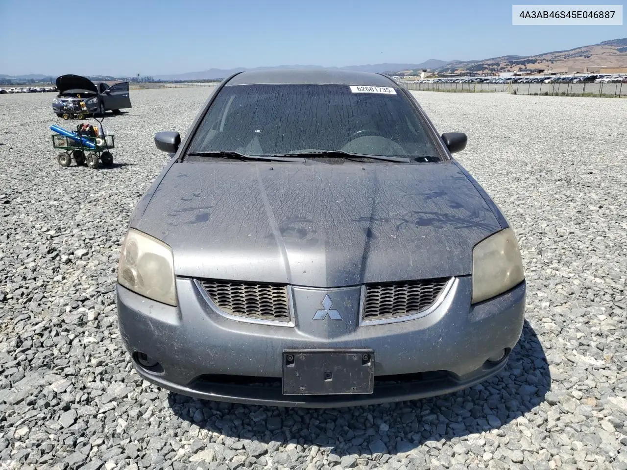 2005 Mitsubishi Galant Ls High VIN: 4A3AB46S45E046887 Lot: 62681735