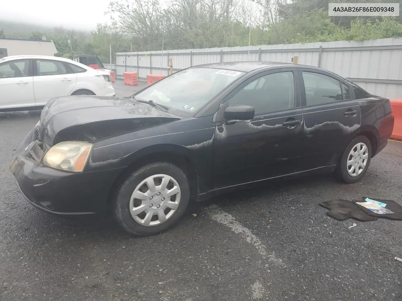 2006 Mitsubishi Galant De VIN: 4A3AB26F86E009348 Lot: 55768105
