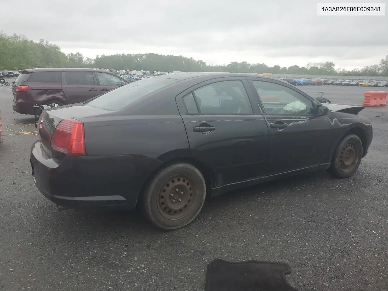 2006 Mitsubishi Galant De VIN: 4A3AB26F86E009348 Lot: 55768105