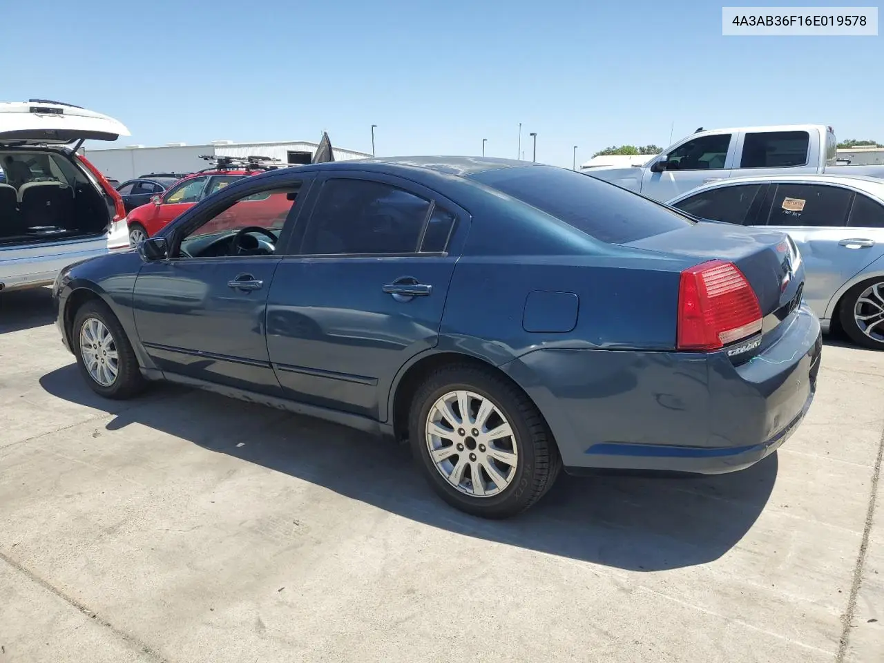 2006 Mitsubishi Galant Es Medium VIN: 4A3AB36F16E019578 Lot: 61070685