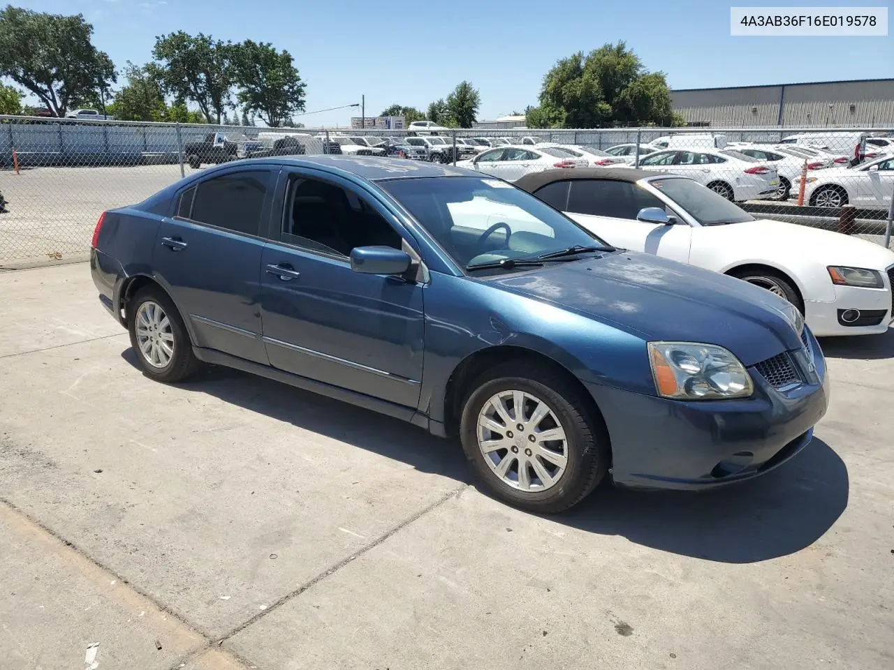 2006 Mitsubishi Galant Es Medium VIN: 4A3AB36F16E019578 Lot: 61070685