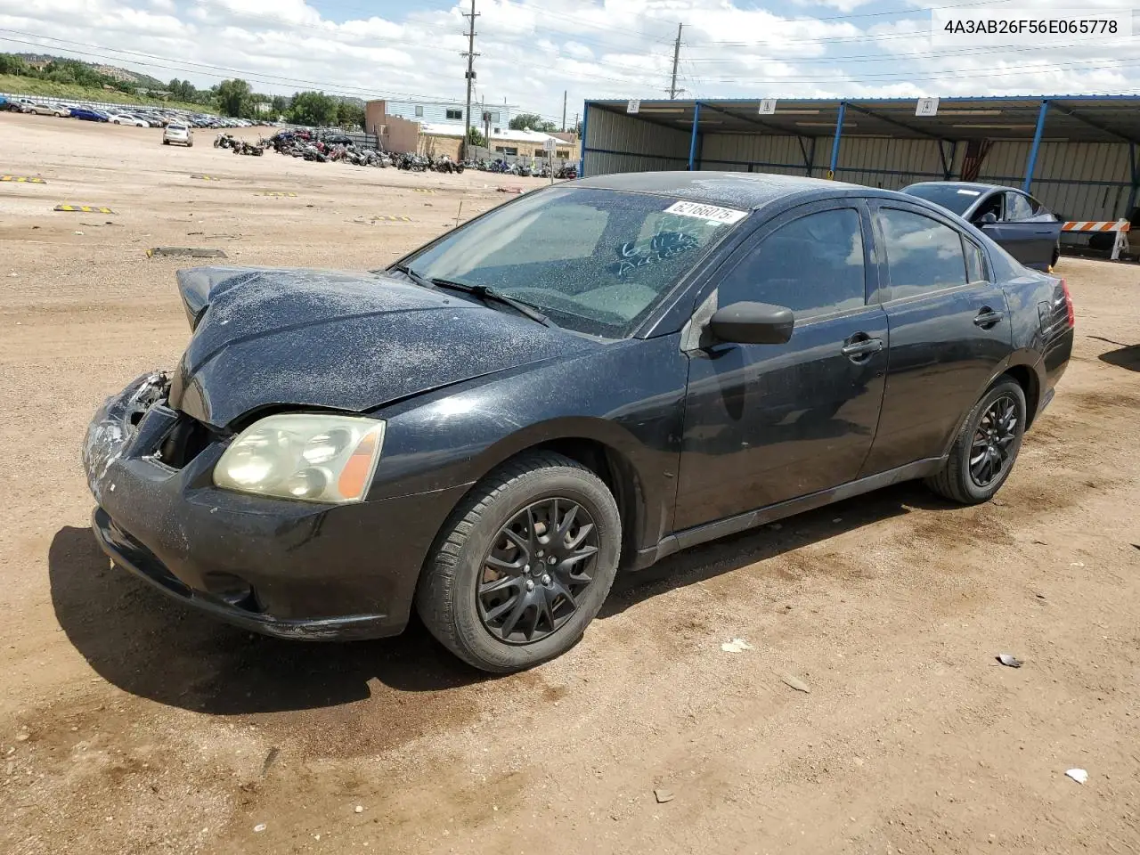 2006 Mitsubishi Galant De VIN: 4A3AB26F56E065778 Lot: 62166075