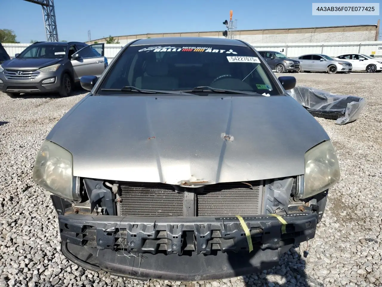 2007 Mitsubishi Galant Es VIN: 4A3AB36F07E077425 Lot: 54227075