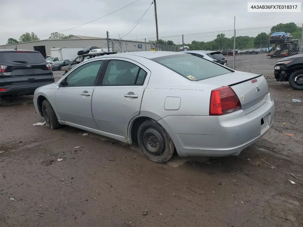 2007 Mitsubishi Galant Es VIN: 4A3AB36FX7E018317 Lot: 56382365